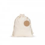LABEL ROUND. Etiqueta em papel 100% reciclado (700 g/m&sup2;) com formato circular - Natural