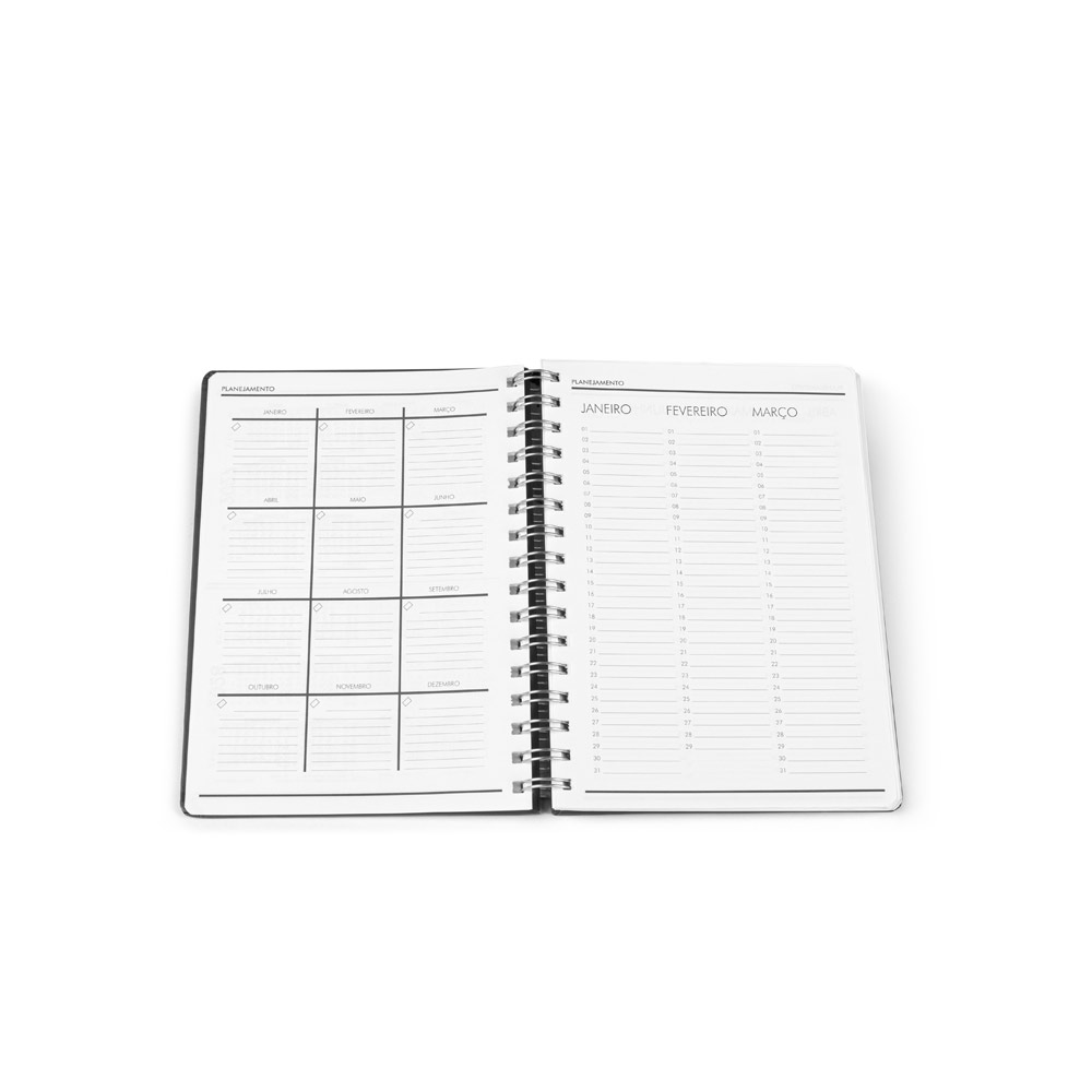 GOLDING A5. Caderno A5 com argolas e capa em PVC personalizado - Brinde Personalizado 6