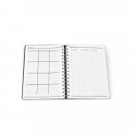 GOLDING A5. Caderno A5 com argolas e capa em PVC - Preto