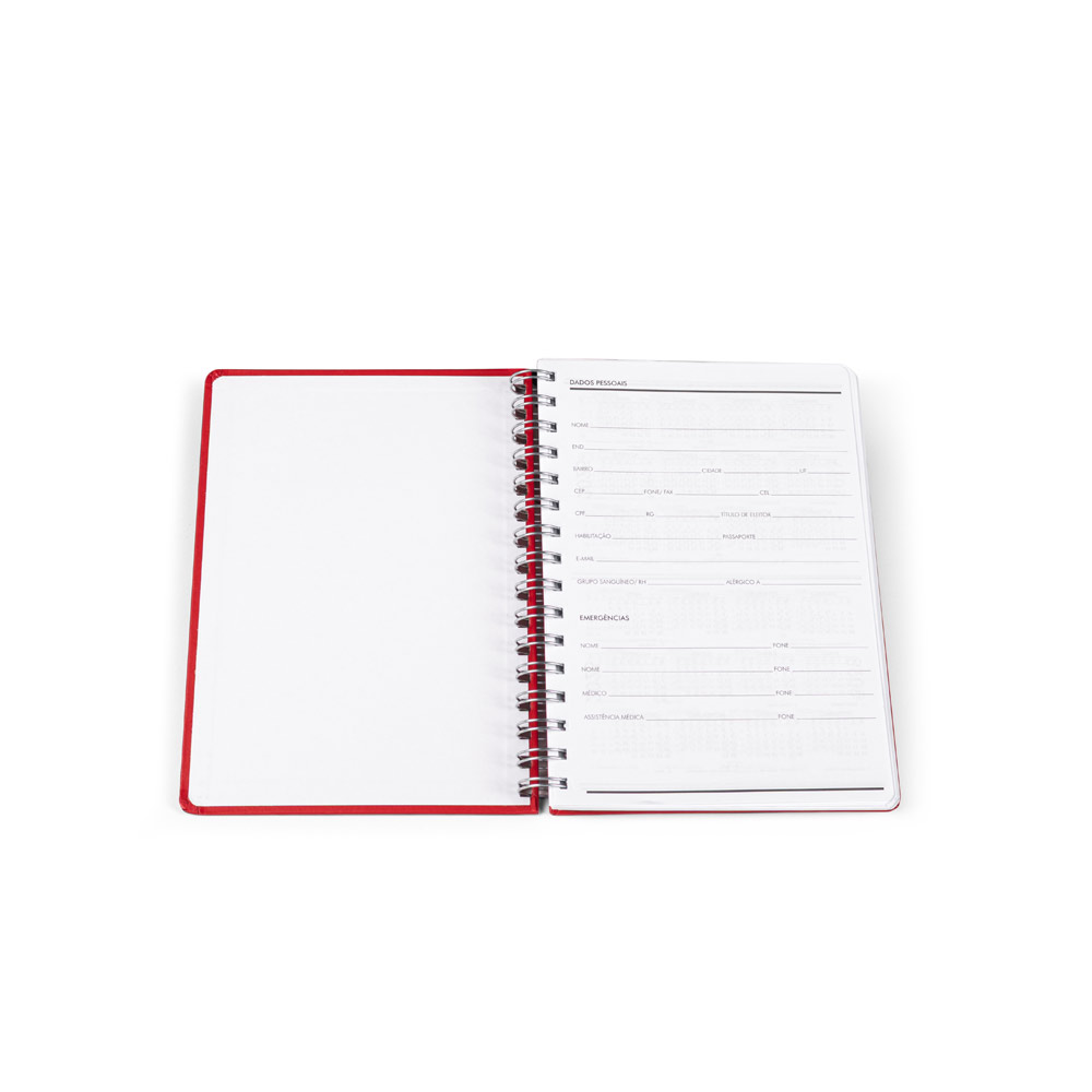 GOLDING A5. Caderno A5 com argolas e capa em PVC personalizado - Brinde Personalizado 11