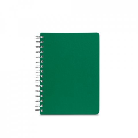 GOLDING A5. Caderno A5 com argolas e capa em PVC - Verde