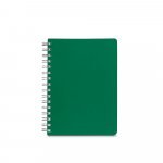 GOLDING A5. Caderno A5 com argolas e capa em PVC - Verde
