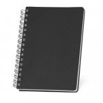 GOLDING A4. Caderno A4 com argolas e capa em PVC - Preto