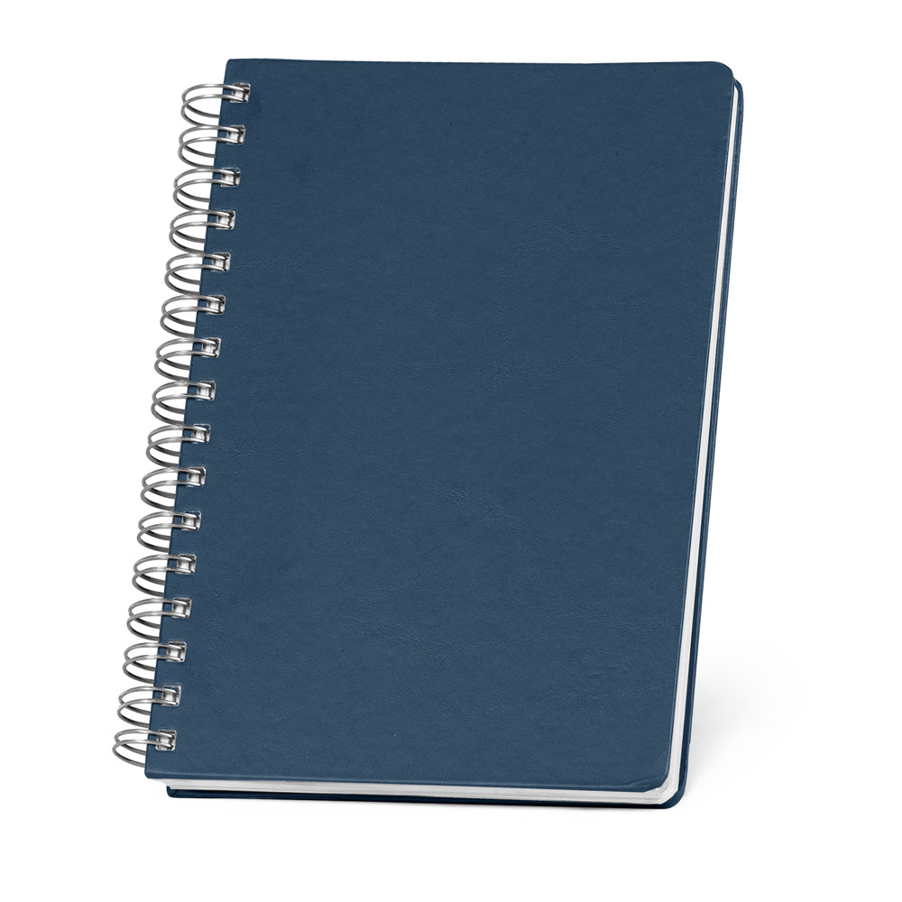GOLDING A4. Caderno A4 com argolas e capa em PVC promocional