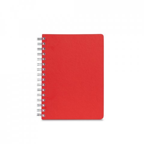 GOLDING A4. Caderno A4 com argolas e capa em PVC - Vermelho