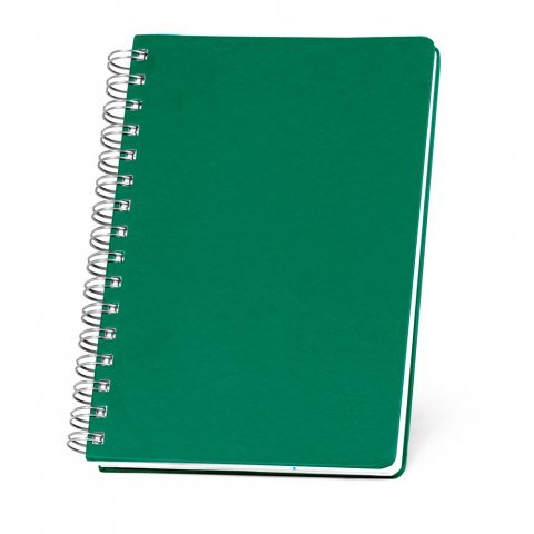 GOLDING A4. Caderno A4 com argolas e capa em PVC - Verde