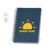 GOLDING A4. Caderno A4 com argolas e capa em PVC