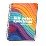 GOLDING A4 - "FULL COLOUR". Caderno A4 com argolas e capa em PVC para personaliza&ccedil;&atilde;o em "Full Colour" - Sortido
