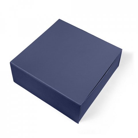 VAULT XL. Caixa XL em cart&atilde;o com revestimento em PVC - Azul