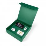 VAULT XL. Caixa XL em cart&atilde;o com revestimento em PVC - Verde