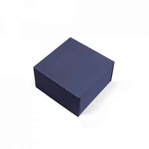 VAULT M. Caixa M em cart&atilde;o com revestimento em PVC - Azul