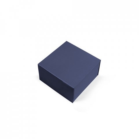 VAULT S. Caixa S em cart&atilde;o com revestimento em PVC - Azul