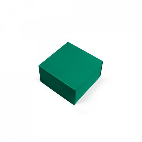VAULT S. Caixa S em cart&atilde;o com revestimento em PVC - Verde