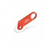 TOKEV. Cortador de pizza com abridor de garrafa - Vermelho
