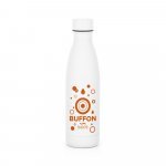 BUFFON. Garrafa t&eacute;rmica em a&ccedil;o inox de parede dupla isolada a v&aacute;cuo (500 mL) - Branco