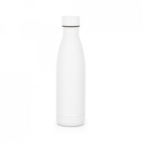 BUFFON. Garrafa t&eacute;rmica em a&ccedil;o inox de parede dupla isolada a v&aacute;cuo (500 mL) - Branco