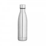 BUFFON. Garrafa t&eacute;rmica em a&ccedil;o inox de parede dupla isolada a v&aacute;cuo (500 mL) - Cromado satinado