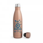 BUFFON. Garrafa t&eacute;rmica em a&ccedil;o inox de parede dupla isolada a v&aacute;cuo (500 mL) - Champanhe