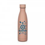 BUFFON. Garrafa t&eacute;rmica em a&ccedil;o inox de parede dupla isolada a v&aacute;cuo (500 mL) - Champanhe