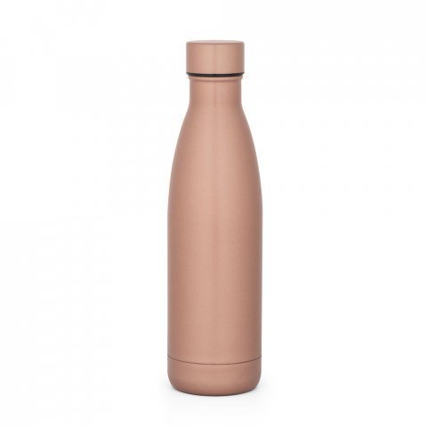BUFFON. Garrafa t&eacute;rmica em a&ccedil;o inox de parede dupla isolada a v&aacute;cuo (500 mL) - Champanhe