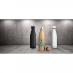 BUFFON. Garrafa t&eacute;rmica em a&ccedil;o inox de parede dupla isolada a v&aacute;cuo (500 mL)