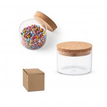 SPICE 380. Frasco em vidro borosilicato com tampa de corti&ccedil;a 380 mL