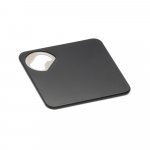 FUNFAYE. Porta copos em ABS com abridor de garrafas - Preto