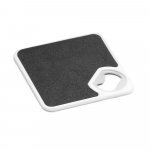 FUNFAYE. Porta copos em ABS com abridor de garrafas - Branco
