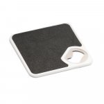 FUNFAYE. Porta copos em ABS com abridor de garrafas - Branco