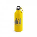 COLLINA. Squeeze em alum&iacute;nio com acabamento mate (540 mL) - Amarelo
