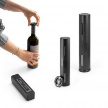 MERLOT. Saca-rolhas el&eacute;trico em ABS com pilhas inclusas