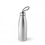MORGAN. Squeeze em a&ccedil;o inox 90% reciclado de parede simples (710 mL) - Cromado satinado