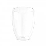 MACHIATO CUP. Copo em vidro borossilicato com parede dupla, isolada a ar (350 mL) - Transparente