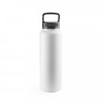 SINNER. Garrafa esportiva t&eacute;rmica em a&ccedil;o inox 90% reciclado com revestimento em p&oacute; (1200 mL) - Branco