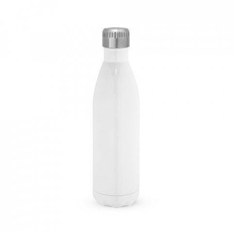 AMORTI L. Garrafa para sublima&ccedil;&atilde;o em a&ccedil;o inox com parede dupla, isolada a v&aacute;cuo (800 mL) - Branco