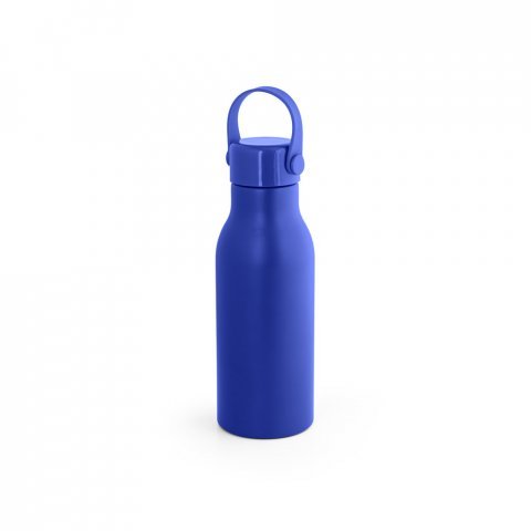KHOLI. Squeeze em alum&iacute;nio 100% reciclado com parede simples e acabamento mate (700 mL) - Azul