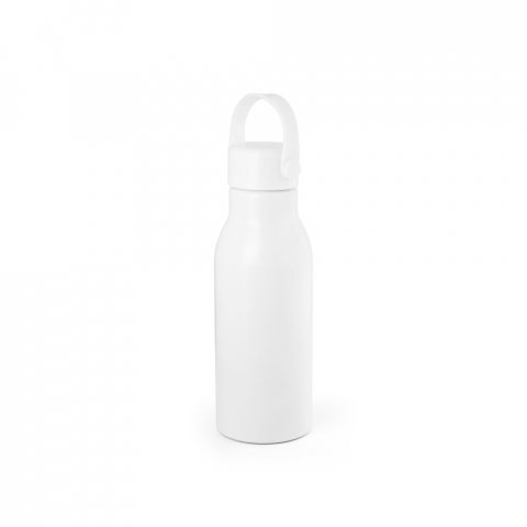 KHOLI. Squeeze em alum&iacute;nio 100% reciclado com parede simples e acabamento mate (700 mL) - Branco