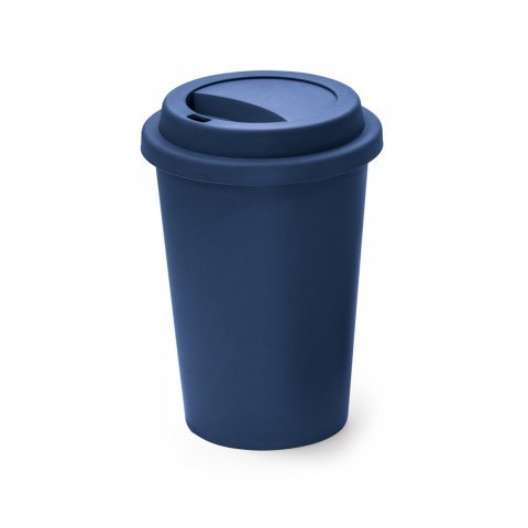TONALI 450. Copo reutiliz&aacute;vel em PP (450 mL) - Azul marinho