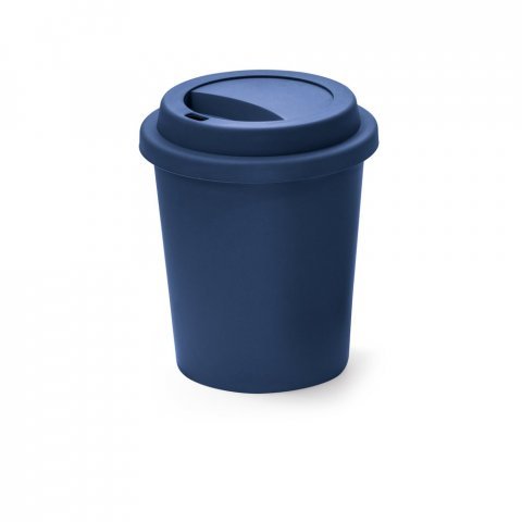 TONALI 350. Copo de viagem em PP (350 mL) - Azul marinho