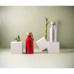 ROUSEY. Squeeze em alum&iacute;nio 100% reciclado com cor s&oacute;lida brilhante 400 mL