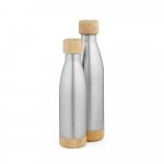 BROMELL 550. Garrafa t&eacute;rmica em a&ccedil;o inox 90% reciclado de parede dupla isolada a v&aacute;cuo (550 mL)