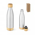 BROMELL 800. Garrafa t&eacute;rmica em a&ccedil;o inox 90% reciclado de parede dupla isolada a v&aacute;cuo (800 mL)