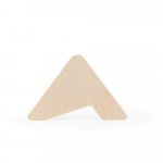 PLYCORK. Porta copos em madeira com 6 bases para copos em cortiça - Natural