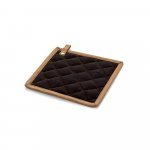 CLOVES. Pegador de cozinha em algod&atilde;o canvas (275 g/m&sup2;) - Preto