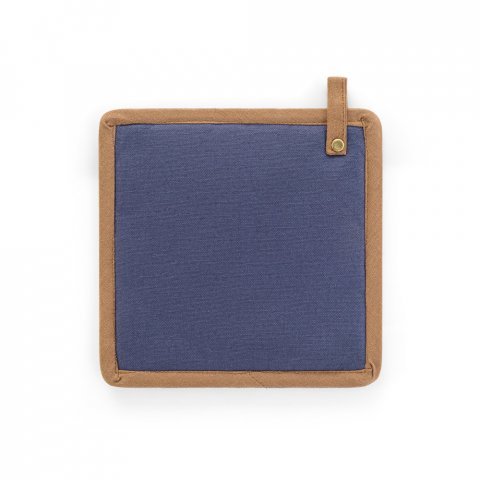 CLOVES. Pegador de cozinha em algod&atilde;o canvas (275 g/m&sup2;) - Azul