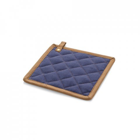 CLOVES. Pegador de cozinha em algod&atilde;o canvas (275 g/m&sup2;) - Azul