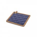 CLOVES. Pegador de cozinha em algod&atilde;o canvas (275 g/m&sup2;) - Azul