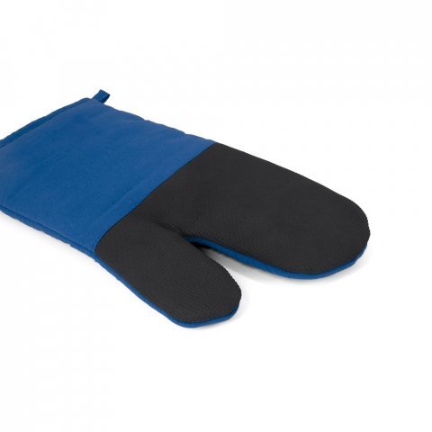 LAWSON. Luva de cozinha em 100% algod&atilde;o com silicone num dos lados - Azul royal