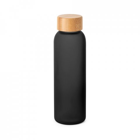 LILLARD GLASS. Squeeze em vidro fosco 520 mL - Preto