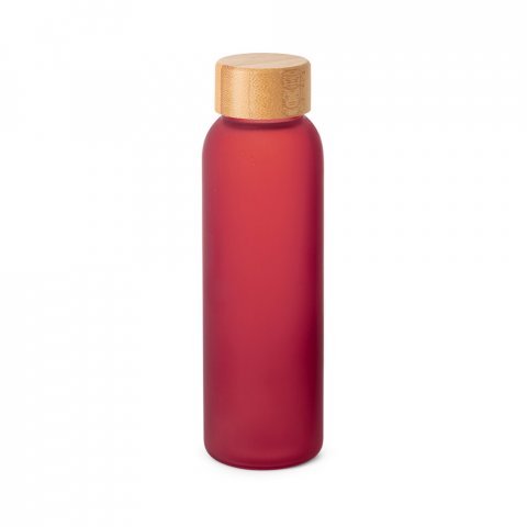 LILLARD GLASS. Squeeze em vidro fosco 520 mL - Vermelho